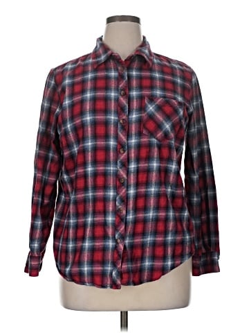 Blue Mountain Long Sleeve Button-Down Shirt (view 1)