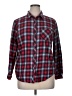 Blue Mountain 100% Cotton Plaid Red Long Sleeve Button-Down Shirt Size XL - photo 1