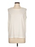 Willow Ridge 100% Polyester Ivory Sleeveless Top Size L - photo 1