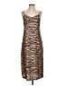 BB Dakota 100% Polyester Animal Print Brown Casual Dress Size S - photo 1