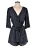 Davi & Dani 100% Polyester Stripes Blue Romper Size S - photo 1