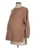 Storq 100% Pima Cotton Brown Pullover Sweater Size XS - Sm Maternity - photo 1