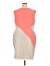 Sandra Darren Color Block Orange Cocktail Dress Size 20W Plus - photo 2