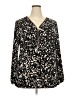 JM Collection Black Long Sleeve Blouse Size XXL - photo 1