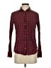 J.Crew Checkered-gingham Red Long Sleeve Button-Down Shirt Size 4 - photo 1