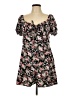 Boohoo Floral Black Romper Size L (estimated) - photo 1