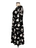 Chaps Floral Black Casual Dress Size L (petite) - photo 5