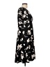 Chaps Floral Black Casual Dress Size L (petite) - photo 4