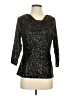 Vince Camuto Black 3/4 Sleeve Top Size S - photo 1