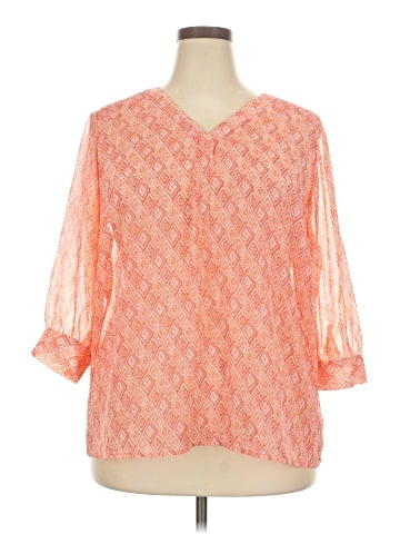 Talbots Outlet 3/4 Sleeve Blouse (view 1)