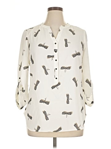 Sara Michelle 3/4 Sleeve Blouse (view 1)