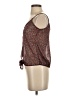 Kirra 100% Polyester Burgundy Sleeveless Blouse Size S - photo 5