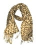 Top It Off 100% Acrylic Animal Print Tan Scarf One size - photo 1