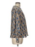 Marella Argyle Blue Tan Long Sleeve Blouse Size EU 42 / US 12 - photo 4