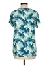 Dept222 Tropical Teal Short Sleeve Top Size L - photo 2