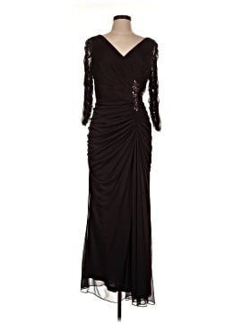 chinese dress ladies Adrianna Papell Women Beaded Long-Sleeve Gown – Immediate Apparel main image 0