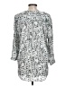 Tart 100% Polyester Animal Print Silver 3/4 Sleeve Blouse Size L - photo 2