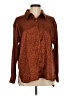 Umgee 100% Polyester Animal Print Brown Long Sleeve Blouse Size M - photo 1