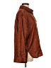 Umgee 100% Polyester Animal Print Brown Long Sleeve Blouse Size M - photo 4