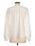 Ann Taylor LOFT Ivory Long Sleeve Blouse Size L - photo 2
