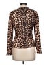 Shein Brown Long Sleeve Blouse Size 12 - photo 2