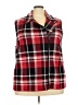 Chaps 100% Cotton Red Sweater Vest Size 3X - photo 1