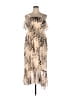 Marineblu Animal Print Tan Cocktail Dress Size S (estimated) - photo 1