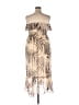 Marineblu Animal Print Tan Cocktail Dress Size S (estimated) - photo 2