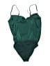 Heatherly 100% Polyester Green Bodysuit Size S - photo 2