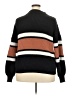 Unbranded 100% Polyester Stripes Black Pullover Sweater Size XXL (estimated) - photo 2