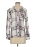 Rails 100% Rayon Plaid Ivory Long Sleeve Button-Down Shirt Size S - photo 1