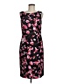 Kasper Print Black Cocktail Dress Size 6 - photo 1