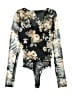 Lulus Floral Black Long Sleeve Blouse Size S - photo 2
