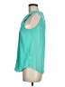 American Eagle Outfitters 100% Polyester Teal Sleeveless Blouse Size M - photo 5