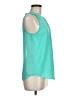 American Eagle Outfitters 100% Polyester Teal Sleeveless Blouse Size M - photo 4