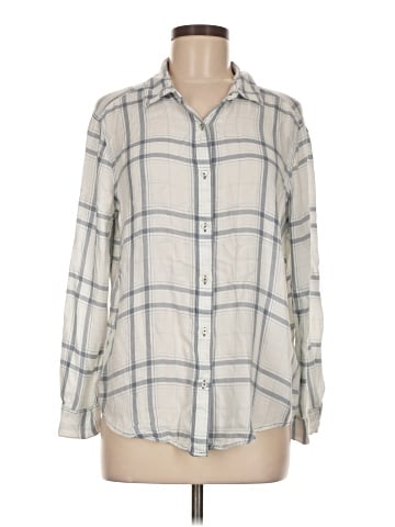 CALVIN KLEIN JEANS Long Sleeve Button-Down Shirt (view 1)