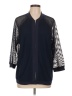 Zenergy by Chico's Blue Jacket Size Lg (2) - photo 1