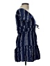 Xtraordinary 100% Polyester Polka Dots Blue Casual Dress Size 10 - photo 4