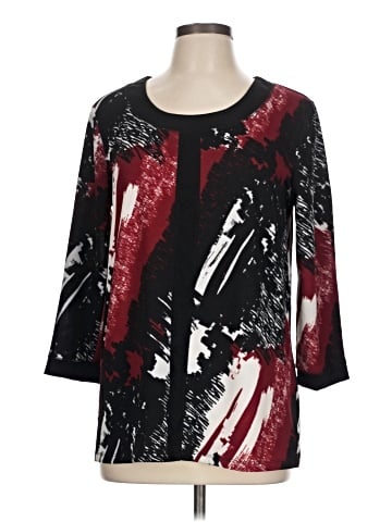Evan Picone 3/4 Sleeve Blouse (view 1)