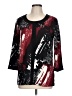Evan Picone Black 3/4 Sleeve Blouse Size L - photo 1