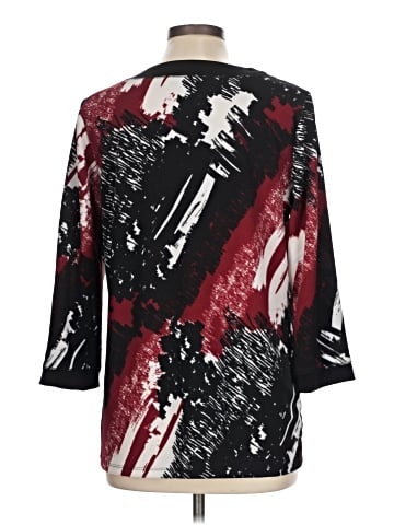 Evan Picone 3/4 Sleeve Blouse (view 2)