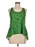 Xhilaration 100% Polyester Green Sleeveless Blouse Size M - photo 1
