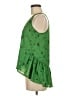 Xhilaration 100% Polyester Green Sleeveless Blouse Size M - photo 5