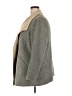 Talbots Chevron-herringbone Gray Wool Coat Size 20W - photo 5