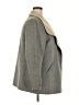 Talbots Chevron-herringbone Gray Wool Coat Size 20W - photo 4