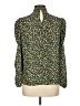 Dna Couture 100% Polyester Green Long Sleeve Blouse Size L - photo 2