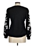 Chico's Print Black Pullover Sweater Size Med (1) - photo 2