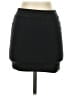 XXI Solid Black Gray Casual Skirt Size S - photo 1