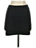XXI Solid Black Gray Casual Skirt Size S - photo 2
