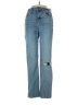 SNEAK PEEK Hearts Blue Jeans Size 3 - photo 1